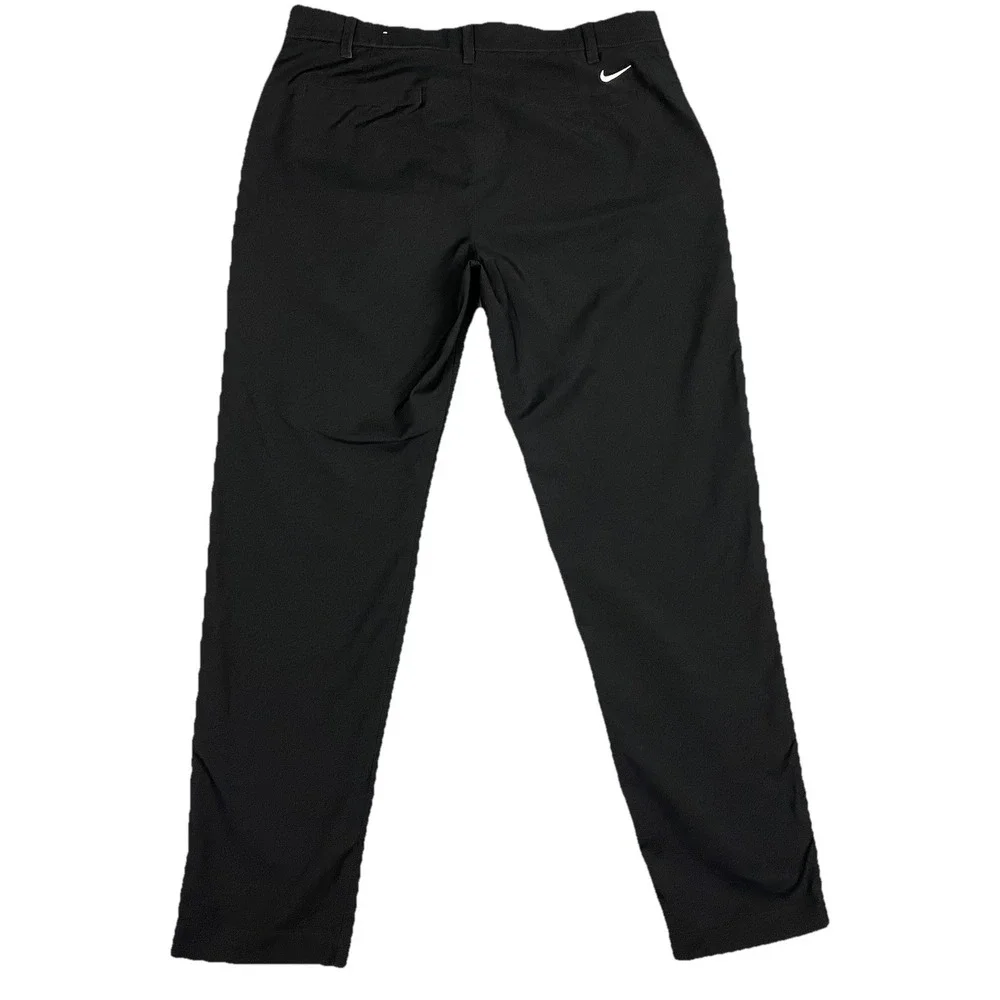 Nike Dri-FIT Victory Flat Front Straight Leg Golf Pants‎ Mens 36x31 Black